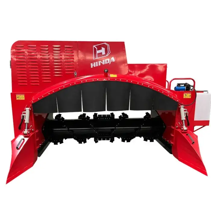 HINDA Diesel engine self-propelled organic fertilizer compost windrow turner