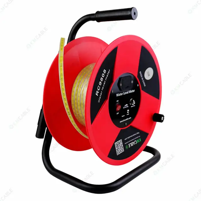 INSTOCK 30-500m Steel Tape Battery Deep Well Underground Water Level Meter