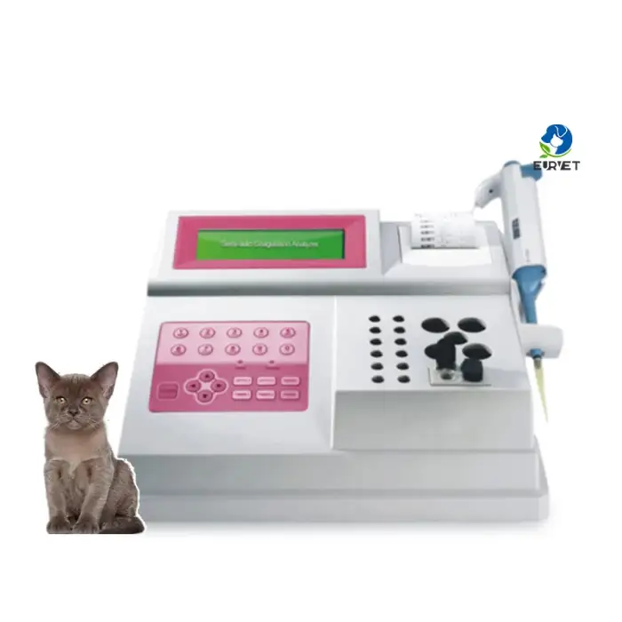 EUR PET Blood Coagulation Analyser With Touch Screen Veterinary Equipment Price for Vet