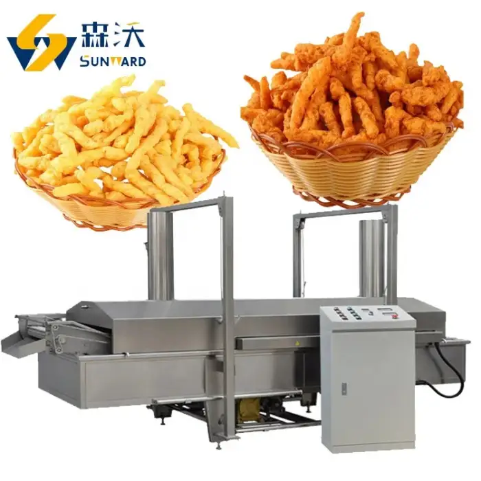 Full Automatic Baked Fried Kurkure Extruder Cheetos Nik Naks Processing Machinery