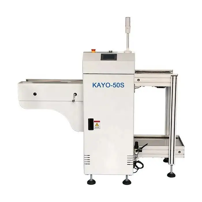 KAYO-50S SMT Automatic PCB Unloader Machine SMT Assembly Production Line PCB Conveyor PCB Magazine Unloader