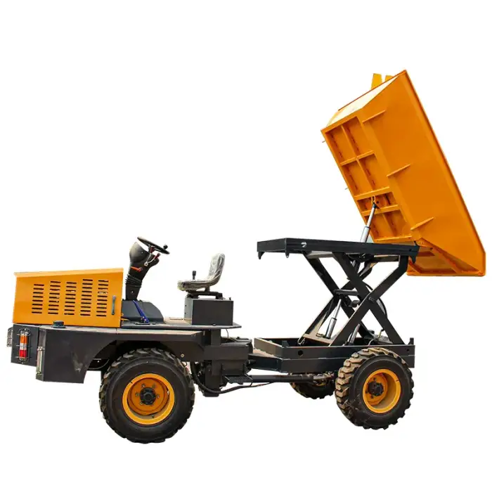 High lifting farm agriculture short transport off road 2.5 ton FCY25H palm oil use mini dump truck small site dumper