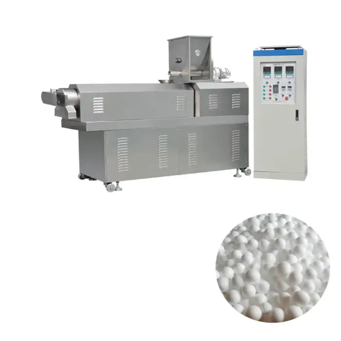 Biodegradable Filler Corn Starch Foam Water-Soluble Foam Degradable Granule Extruder Packing Peanuts