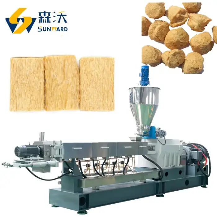 Automatic textured soya protein machine Soya Nuggets Making Machine