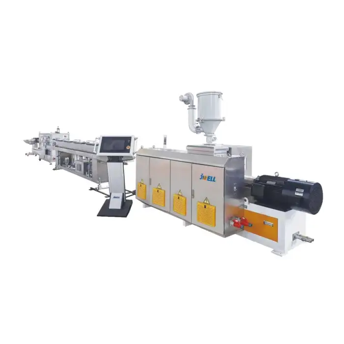 Infusion Tube Single Screw Extrusion Line medical pipe extruder