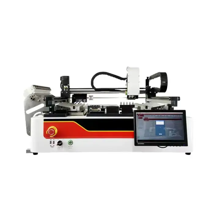 Desktop Cheap Smt Mounting Machine High Speed 2 Head Led Making Machine Pcb Pick And Place Machine For Smt Assembly