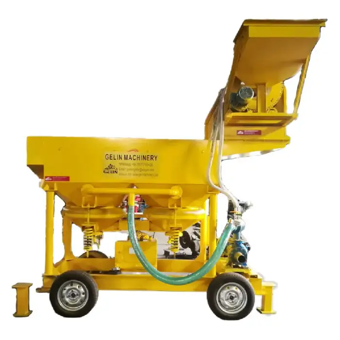 Mobile Gold Diamond Mining Machinery Gold Processing Plant