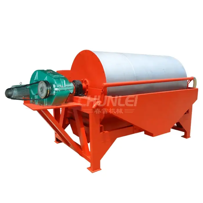 Tin Ore Wet Permanent Drum Magnetic Separation Machine Mining Equipment