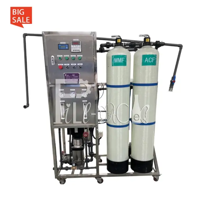 500LPH Drinking water RO Reverse Osmosis water treatment machine system with 4040 membrane