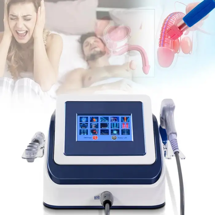 ESWT Physiotherapy Equipment Medical Pain Relief ed Radial and Focused Pneumatic Shockwave Therapy Machine