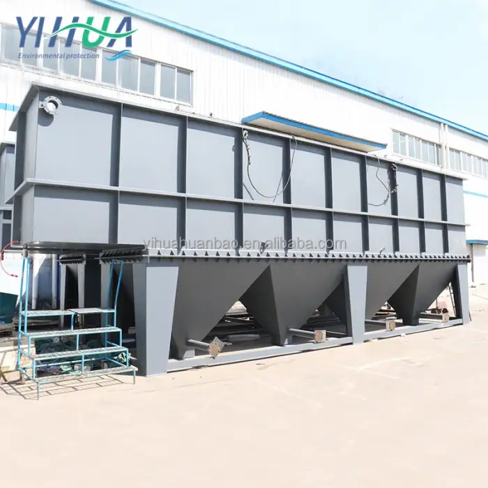 Waste Water Clarifier Solid-Liquid Separator Inclined Plate Lamella Conical Clarifier Settling Tank