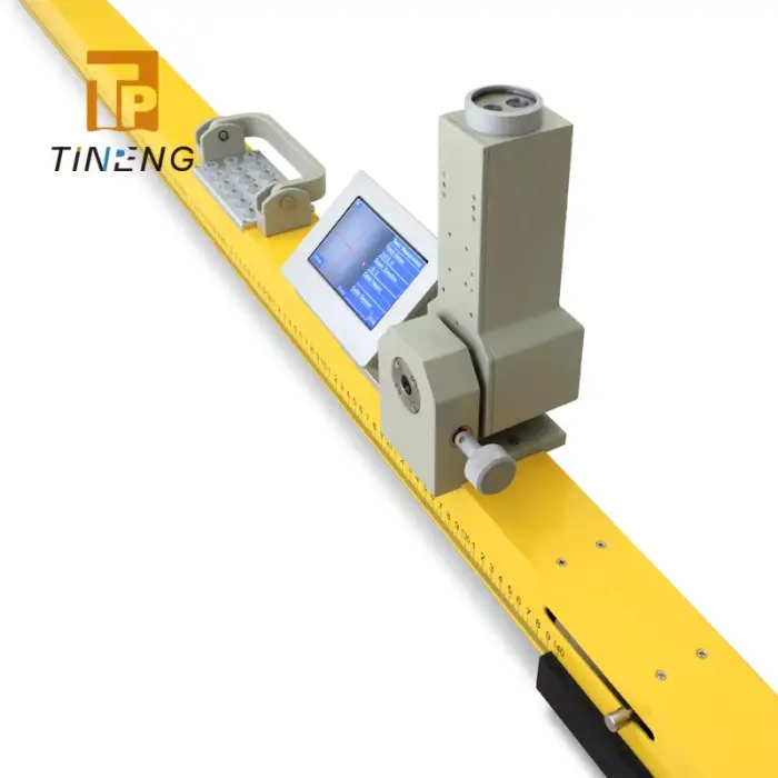 Railway measuring equipment for catenary and contact wire