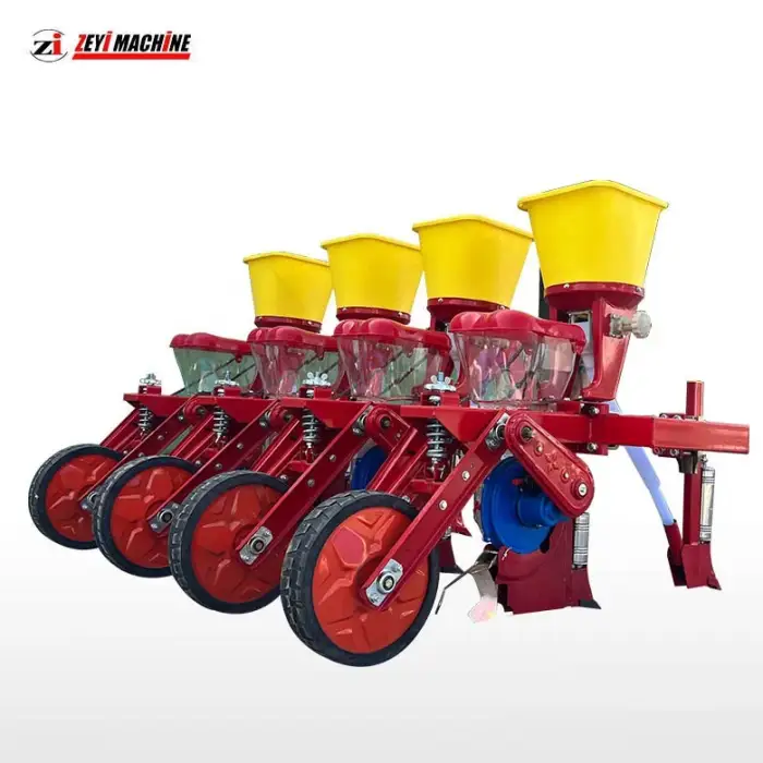 Precision 4-Row Corn Seeder Compatible with Popular Tractors for Seeding &amp; Transplanting