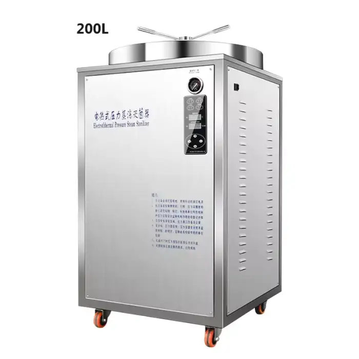 Laboratory 200l Mushroom Autoclave Steam Medical Sterilizer Automatic Sterilizing Machine