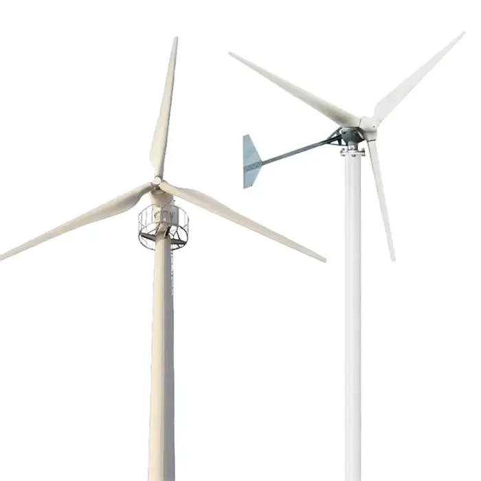 Power 10KW Alternative Energy Wind Turbine 220V Generator With Inverter Can Be Matched