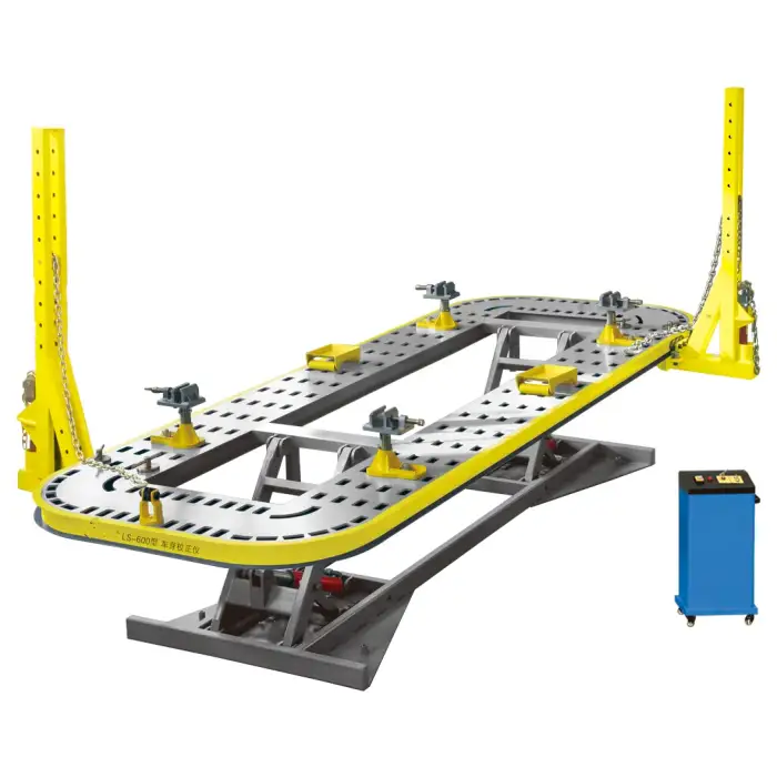 portable auto body frame machine rack on the floor 1