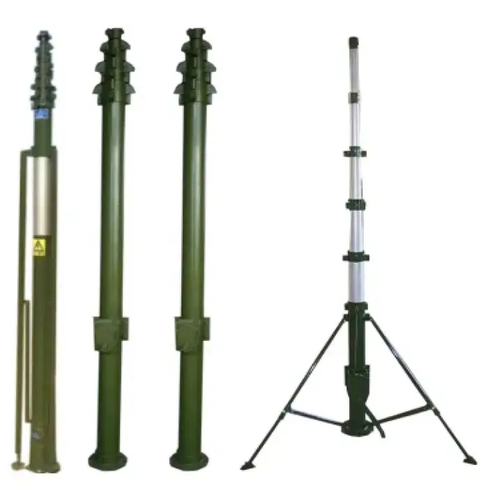 6-30m Communication radio tower telescopic mast antenna mast