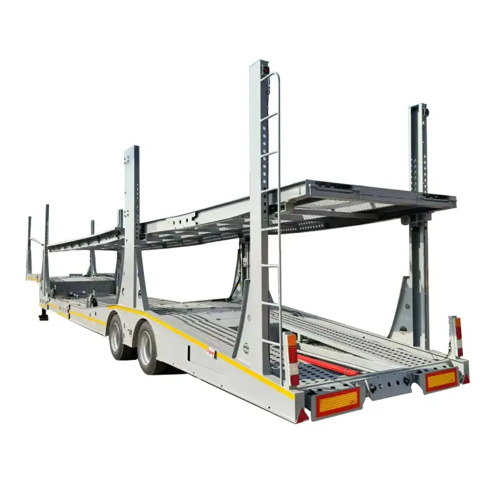 KAYUAN car trailer transport vehicle semi trailer 2 axles 3 axles 6-8cars car carrier semi trailer