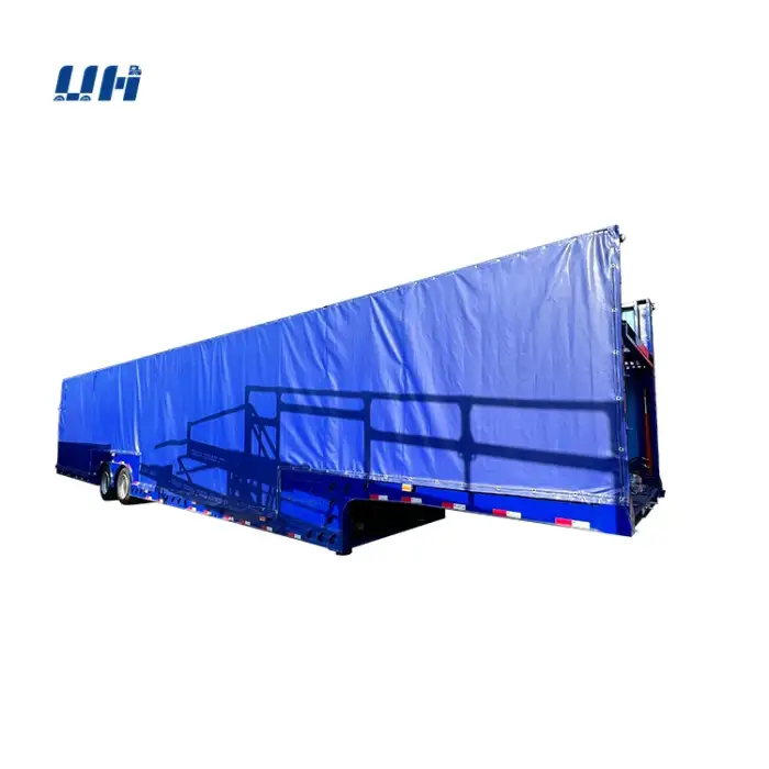 YIHAI Manufacturer 17.3m 40tons Transport Cars Double Deck car carrier trailer Car Carrier semi Trailer