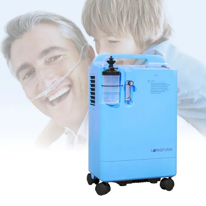 longfian Medical Equipment Machine High Flow With Nasal Cannula 5L Oxygen Concentrator