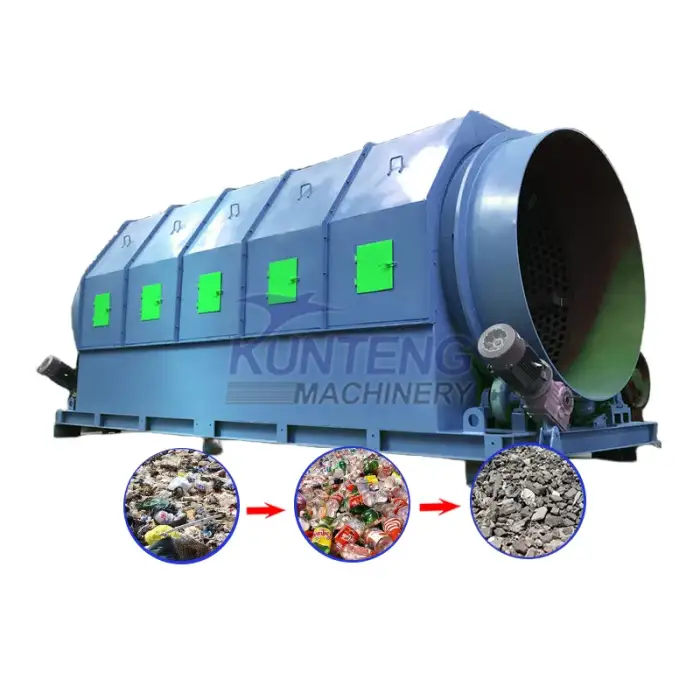 200 Tons per day Waste Treatment Machinery Garbage Recycling Plant