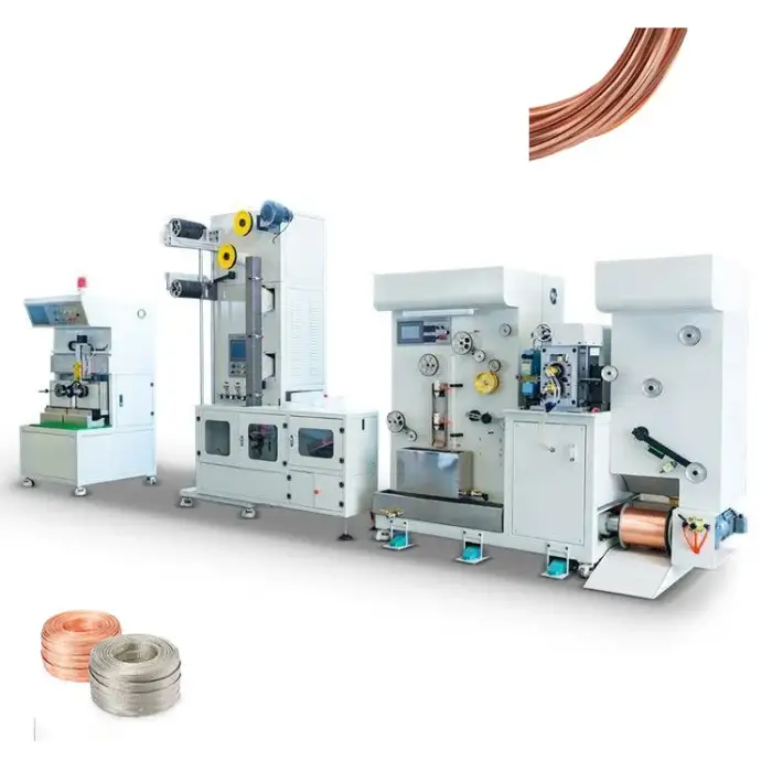 Fully Automatic Copper Wire Mill Cold Rolled machine For Precision Flat Copper Wire And Copper Foil Wire