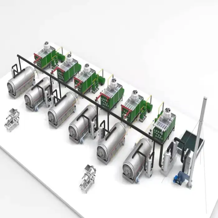 Oil Recycling Production Line Used Oil Refining Equipment To Standard Diesel Machine Waste Black Oil Recycle