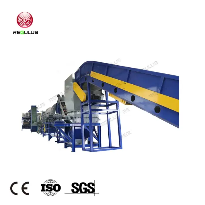 Automatic PET HDPE LDPE PP PE Bottle Plastic Recycling Machine