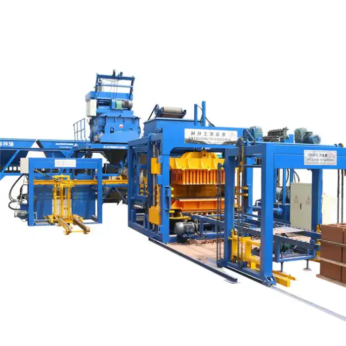 QT10-15 Concrete Block machine Equipment hollow Road Paving Block Making Machine