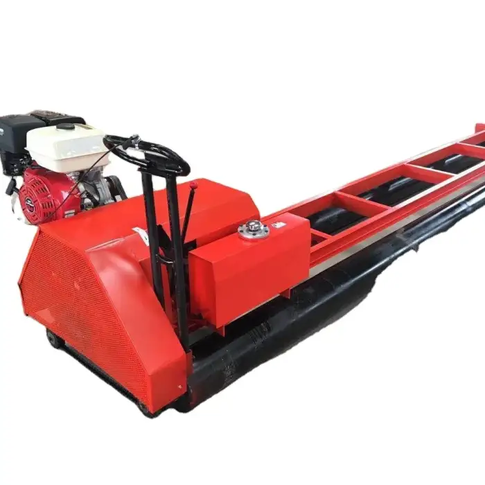 Cement-concrete pavement paving and levelling machine Municipal road levelling self-propelled roller flattening equipment