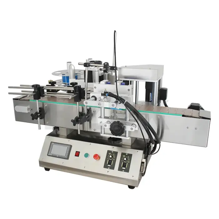 Automatic Self-adhesive Round Bottle Tabletop Round Bottle Labeling Machine (Bottle Holding Type)