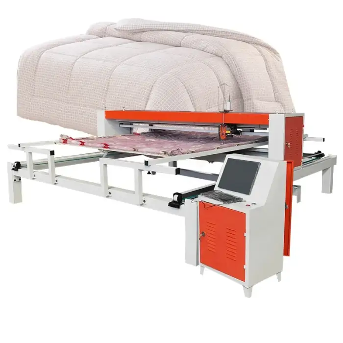 Mattress Fabric Covering Blanket Make Industry Ultrasonic Servo Motor Machine Head Moved