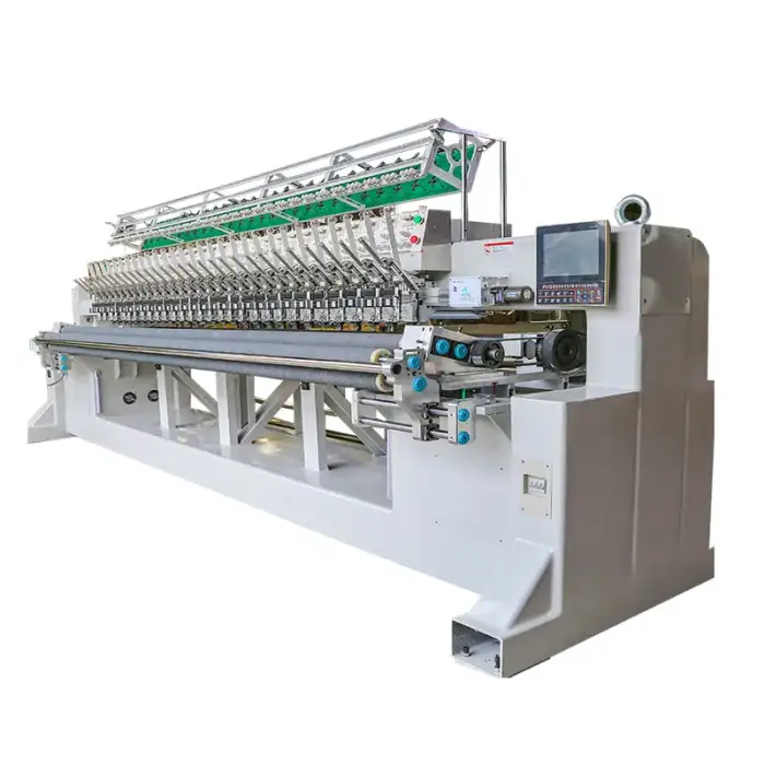 Latest Computerized Roll Nantong Quilt Stitch HK Sew Embroidery Machine