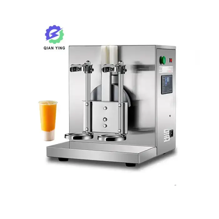 Commercial Timing 220V Stainless Steel Bubble Tea Shaker Machine For Milk Tea Shop