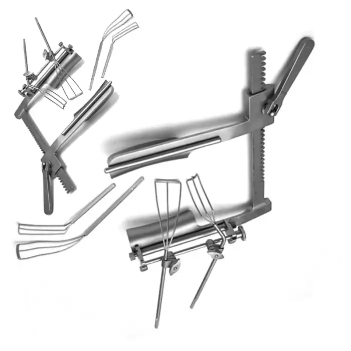 Professional Best Quality Stainless Steel Heart Retractor Complete Set Cardiovascular Surgical Instruments