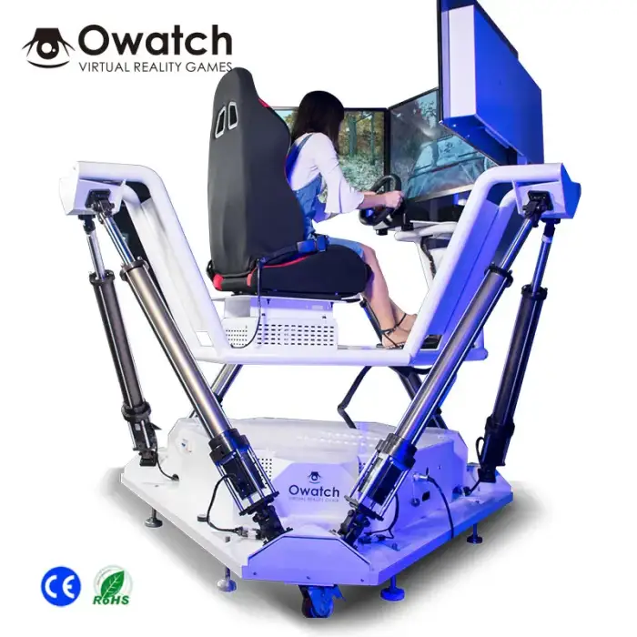 3 screen racing game simulator amazing car driving arcade gaming machine