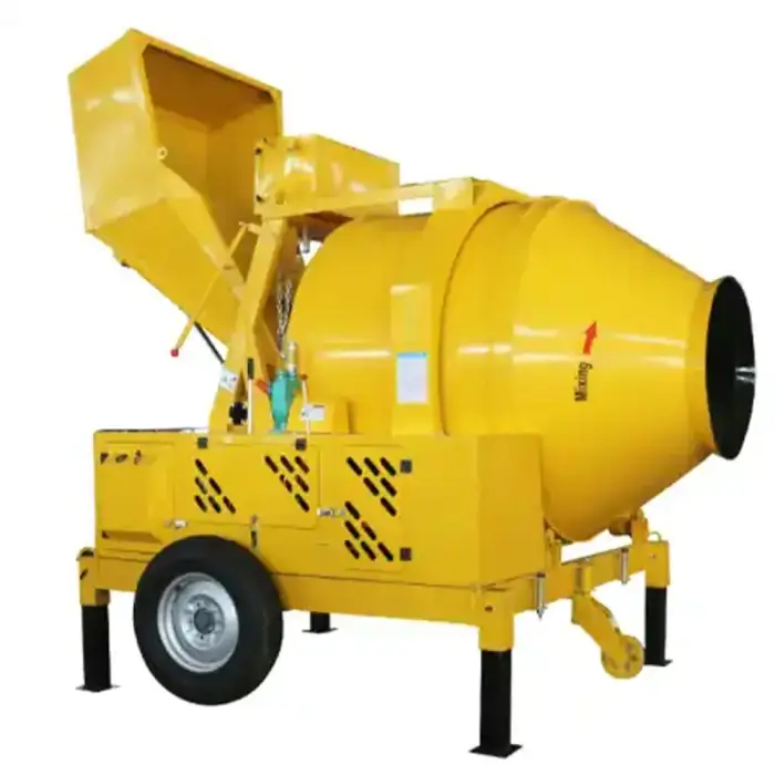 Diesel Small Concrete Mixer machine self loading 400L concrete mixer for sale with pump