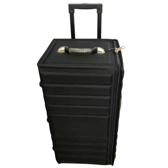 Bulk Shinetai No MOQ Black EVA 192 Storage Optical Sunglasses Exhibition Trolley Eyewear Suitcase