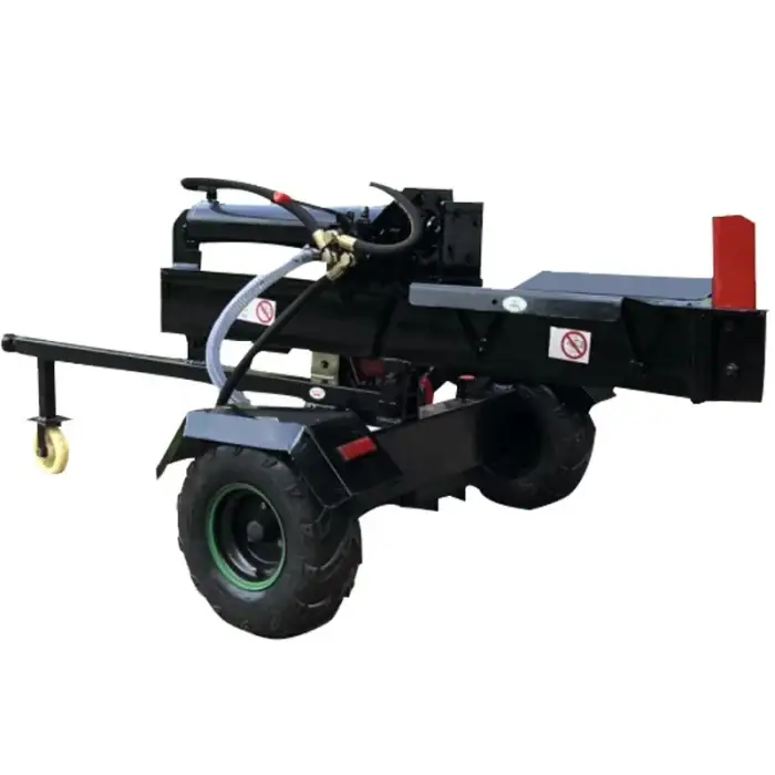 portable horizontal wood log splitter for home application