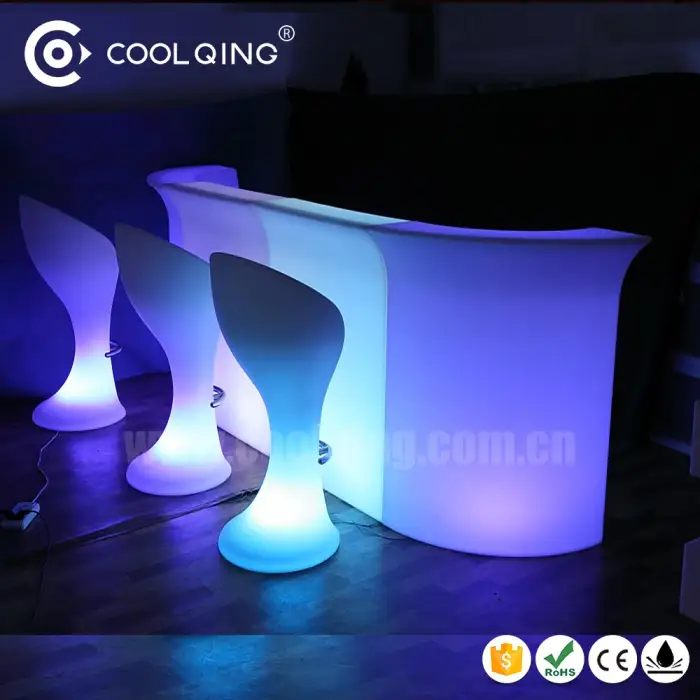 Nightclub Luminous Furniture Bar Tables Modern Home Bar Counter Design