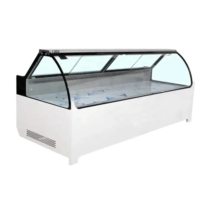 refrigerated showcase meat display fridge cooler fridge fish display cabinet meat display chiller commercial cooler