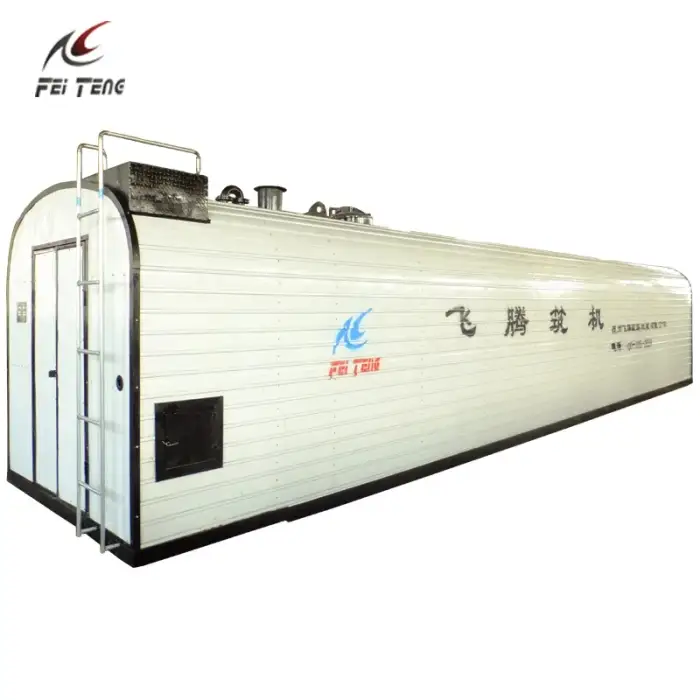 Hot Exhaust Heating And Inner Thermal Oil Coils Heating Bitumen Tank For Road Construction