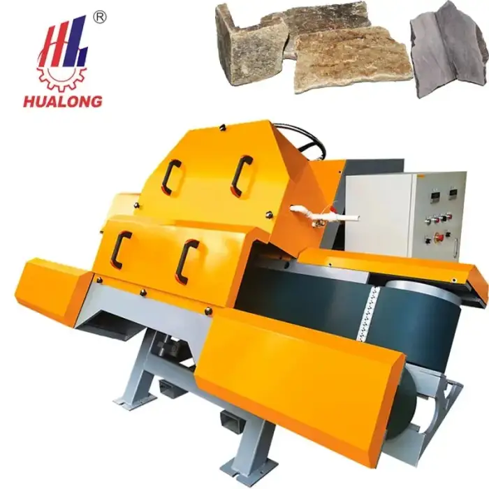 HLVS-1200 mighty stone saw Dual blade thin stone veneer saw cut machine