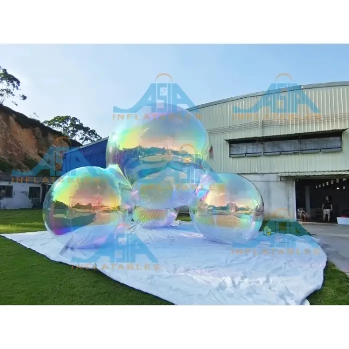 Customized Inflatable Mirror Ball Artwork Inflatable Art Installation