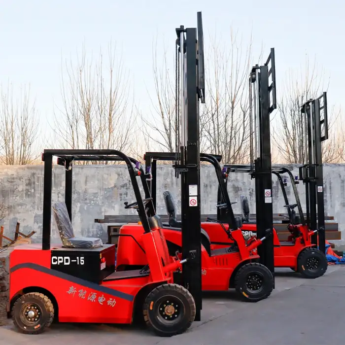 1 Ton Electric Four Wheel Forklift Truck