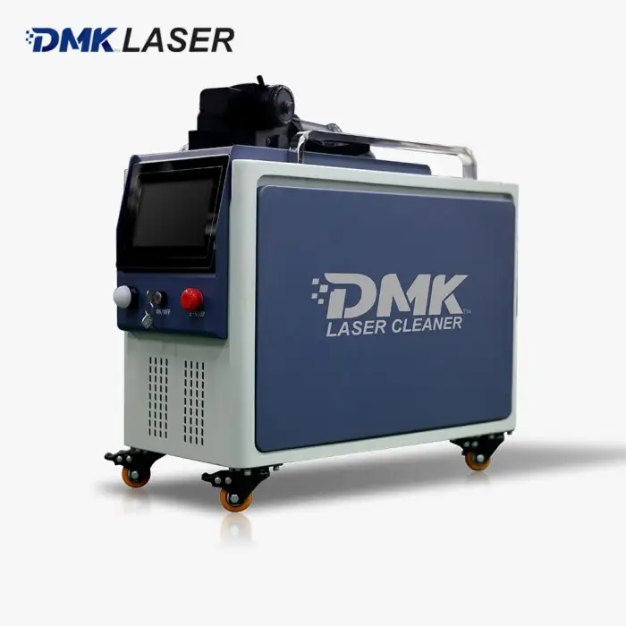 DMK 300W Pulse Laser Cleaning Machine High Power Effective on Wood Stainless Steel Stone Aluminum Glass Plastic Metal