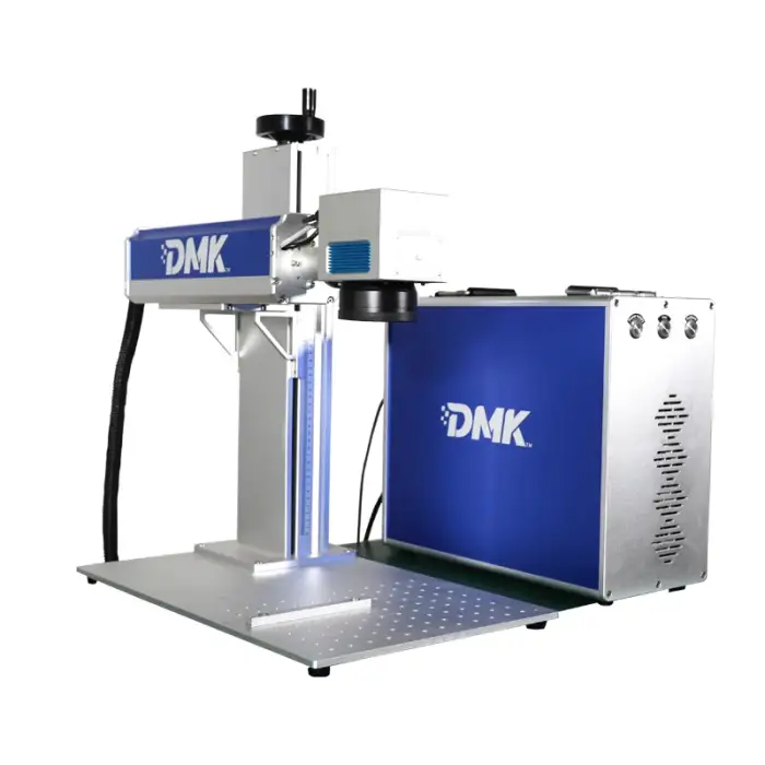 DMK Portable Laser Fiber Marking Mahine For Metal Mark Number Picture Mark