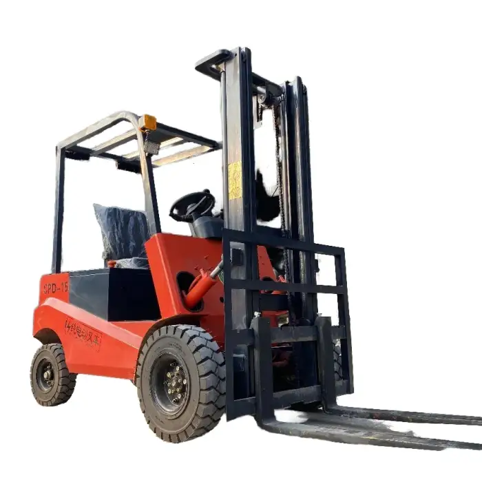 Mini Electric Forklift Truck 1-ton 1.5ton Electric Forklift 1500kg Capacity 4 Wheel Electric Forklift Stacker