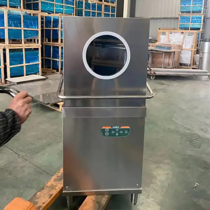 RUITAI catering equipment commercial hood type large 304 stainless steel dishwasher machine