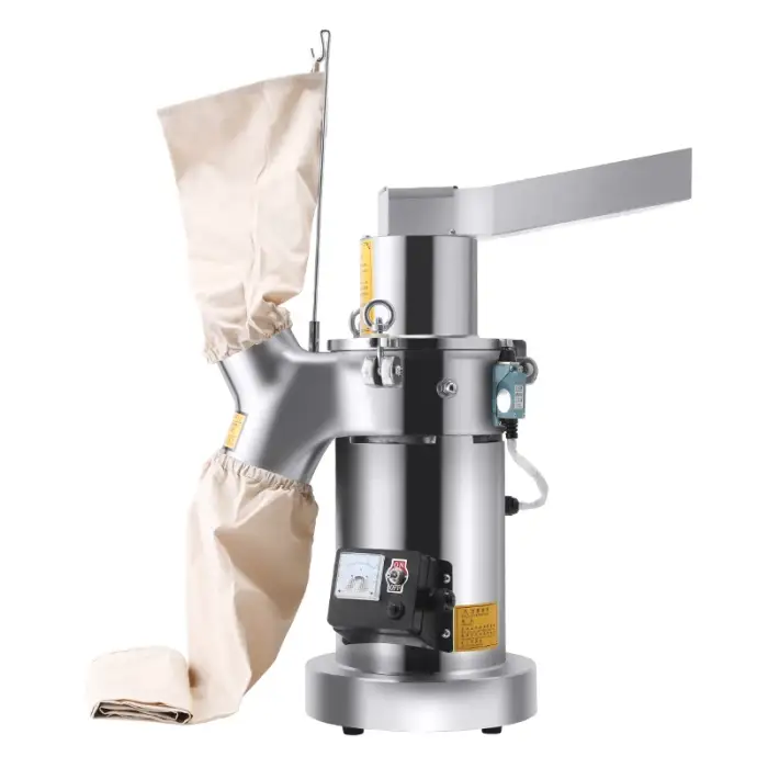 DLF-20 Heavy duty stainless steel electric flour mill herb spice grain wheat flour milling machine